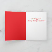 Ginger, Orange, "For Daughter" Christmas  Feestdagen Kaart (Binnen)