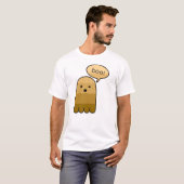 Ginger Oranje Boo Ghost Halloween T-shirt (Voorkant volledig)