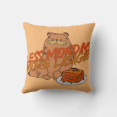 Ginger Perzische Kat Lasagne Kussen (Achterkant)