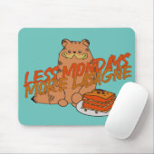 Ginger Perzische kat lasagne Muismat (Met muis)