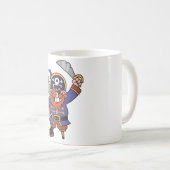 Ginger pirate met Parrot Koffiemok (Voorkant rechts)