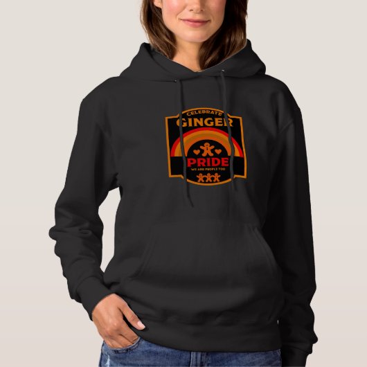Ginger Pride Dag Maand Evenementen Hoodie (Voorkant)
