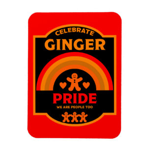 Ginger Pride Dag Maand Evenementen Magneet