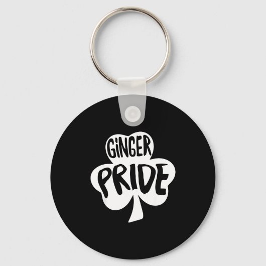 Ginger Pride Funny St Patricks Day Shirt Irish Sleutelhanger (Voorkant)