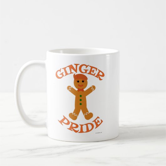 Ginger Pride Hair Color Holiday Fun Cookie Koffiemok (Links)
