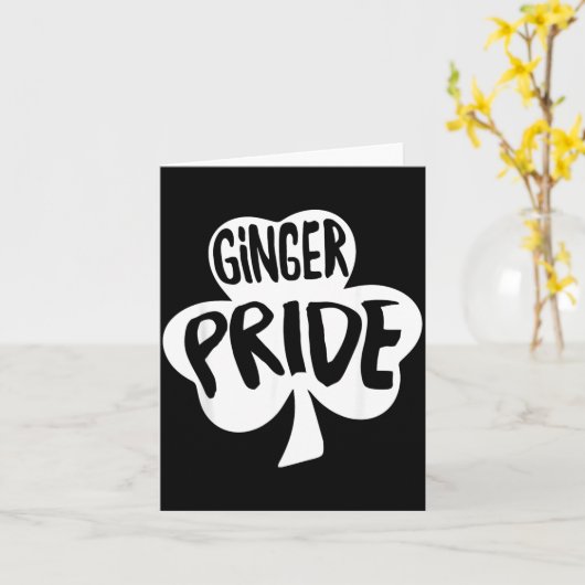 Ginger Pride Kaart (Gele Bloem)