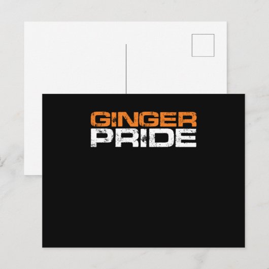 Ginger Pride Red Hair Redhead Gift Briefkaart (Voorkant / Achterkant)