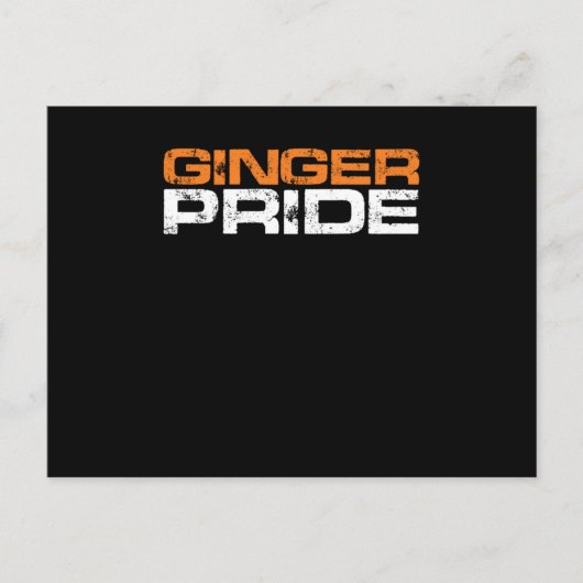 Ginger Pride Red Hair Redhead Gift Briefkaart (Voorkant)