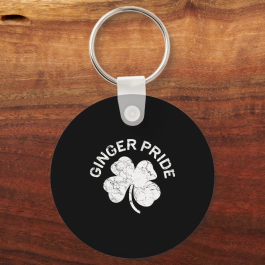 Ginger Pride Shirt Irish Men Women St Patricks Day Sleutelhanger (Voorkant)