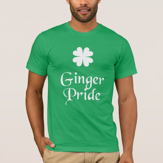 Ginger Pride - St. Patrick's Dag T-shirt (Voorkant)