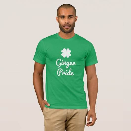 Ginger Pride - St Patricks Day T-shirt (Voorkant volledig)