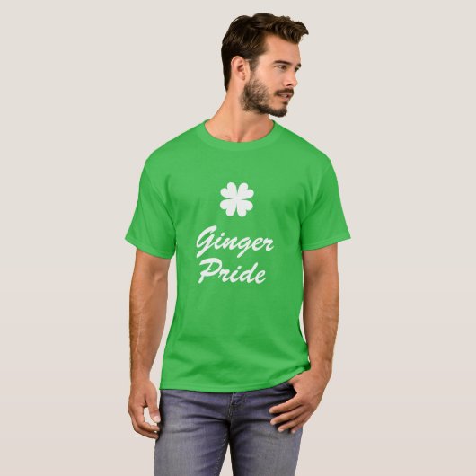 Ginger Pride - St Patricks Day T-shirt (Voorkant volledig)