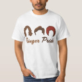 Ginger PRIDE T-shirt (Voorkant)