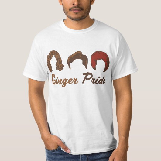 Ginger PRIDE T-shirt (Voorkant)