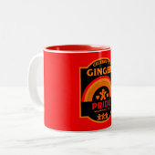 Ginger Pride Tweekleurige Koffiemok (Voorkant links)