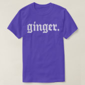Ginger Redhead Pride Design T-shirt (Design voorkant)