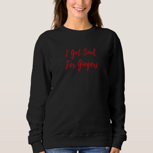 Ginger Redhead Strawberry Blonde Jongens Flirt Gag Trui (Voorkant)