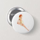 Ginger Ronde Button 5,7 Cm (Voorkant /achterkant)