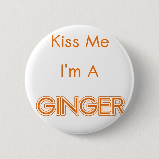 GINGER RONDE BUTTON 5,7 CM (Voorkant)