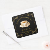  Ginger Root Tea Square Label (Envelop)