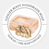 Ginger Root Zeep Label (Voorkant)