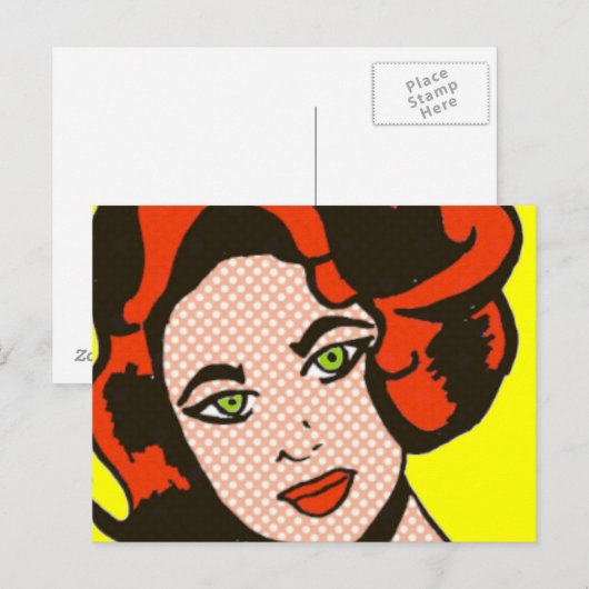 Ginger Snap Comic Book Briefkaart (Voorkant / Achterkant)