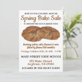 Ginger Snap Cookie Gingersnap Charity Bake Sale Kaart (Staand voorkant)