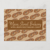 Ginger Snap Cookies Foodie Bakery Pastry Chef Briefkaart (Voorkant)