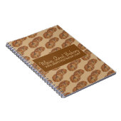 Ginger Snap Cookies Foodie Bakery Pastry Chef Notitieboek (Rechterzijde)