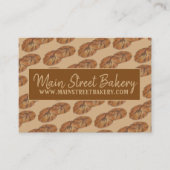 Ginger Snap Cookies Foodie Bakery Pastry Chef Visitekaartje (Voorkant)