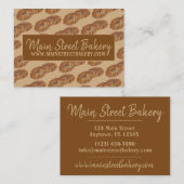 Ginger Snap Cookies Foodie Bakery Pastry Chef Visitekaartje (Voorkant / Achterkant)