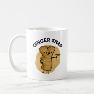 Ginger Snap Funny Food Herb Spice Pun Koffiemok