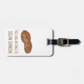 Ginger Snaps Gingersnap Biscuit Ginger Nut Cookies Bagagelabel (Voorkant horizontaal)