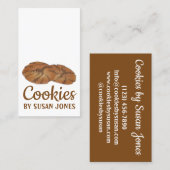 Ginger Snaps Gingersnap Biscuit Ginger Nut Cookies Visitekaartje (Voorkant / Achterkant)