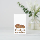 Ginger Snaps Gingersnap Biscuit Ginger Nut Cookies Visitekaartje (Staand voorkant)