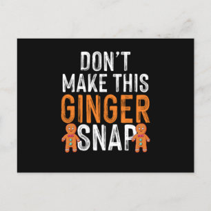 Ginger Snaps Red Hair Redhead Freckles Gi Briefkaart