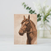Ginger Sorrel Horse Black Beauty book Kemp-Welch Briefkaart (Staand voorkant)