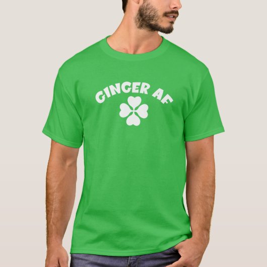 Ginger St Patricks Day Funny Redhead Irish Womens T-shirt (Voorkant)