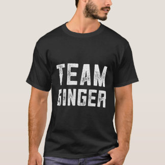 Ginger St Patrick's Day Ierse team gember cadeaus T-shirt