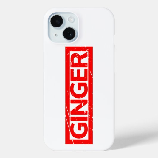 Ginger Stamp Case-Mate iPhone Case (Achterkant)