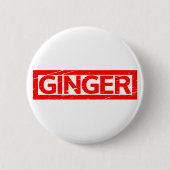 Ginger Stamp Ronde Button 5,7 Cm (Voorkant)