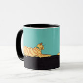 Ginger Striped Cat Mok (Voorkant links)