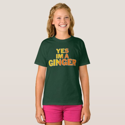 ginger t-shirt (Voorkant volledig)