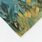 Ginger Tabby Cat in de Sterrennacht Fleece Deken (Hoek)