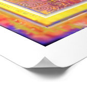 "Ginger Tabby Cat Play" Poster (Hoek)