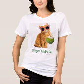 Ginger Tabby Kat T-Shirt (Voorkant)