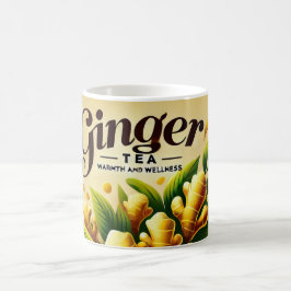 Ginger Tea Design AI-kunst Koffiemok