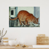 Ginger Tom Cat - Afdrukken of Posters (Keuken)