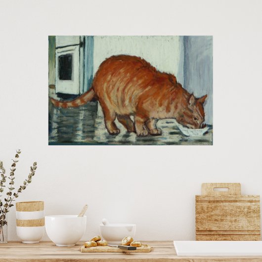 Ginger Tom Cat - Afdrukken of Posters (Keuken)