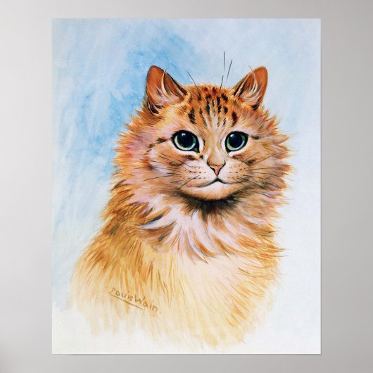 Ginger Tom, Louis Wain Poster (Voorkant)